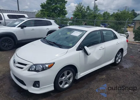 2012 Toyota Corolla S z USA, uszkodzony, nr VIN 2T1BU4EE3CC909689